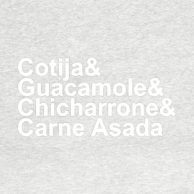 Mexican Food by H2Tees